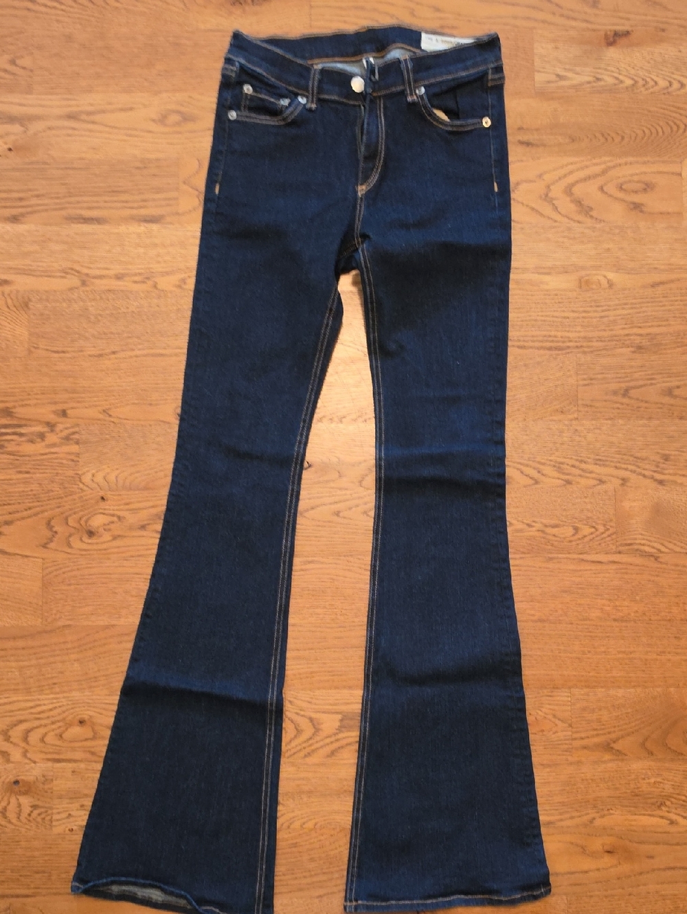 rag & bone Dark Indigo Flared Jeans